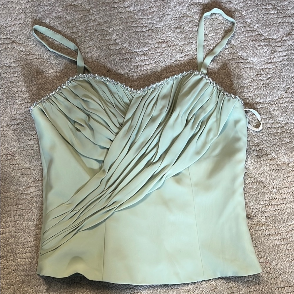 Elegant Sage Green Women's Top
